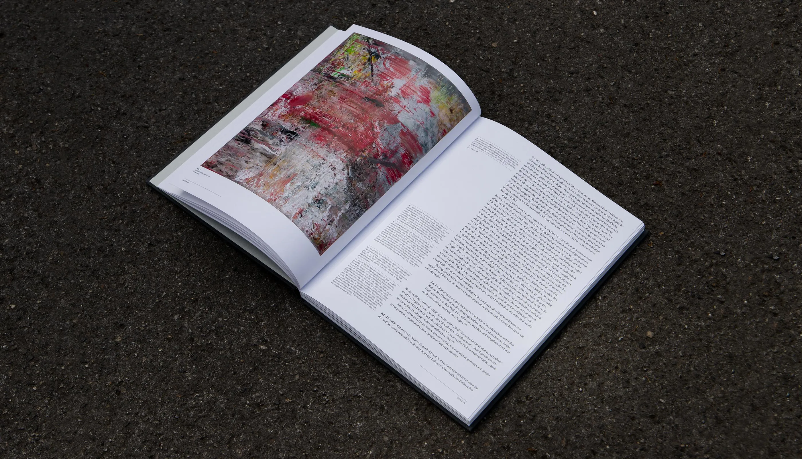Am Abgrund der Bilder, Art Catalog, Michael Müller, Alien Athena Foundation, De Gruyter, Deutscher Kunstverlag, Städel Museum Frankfurt, editorial design, publication