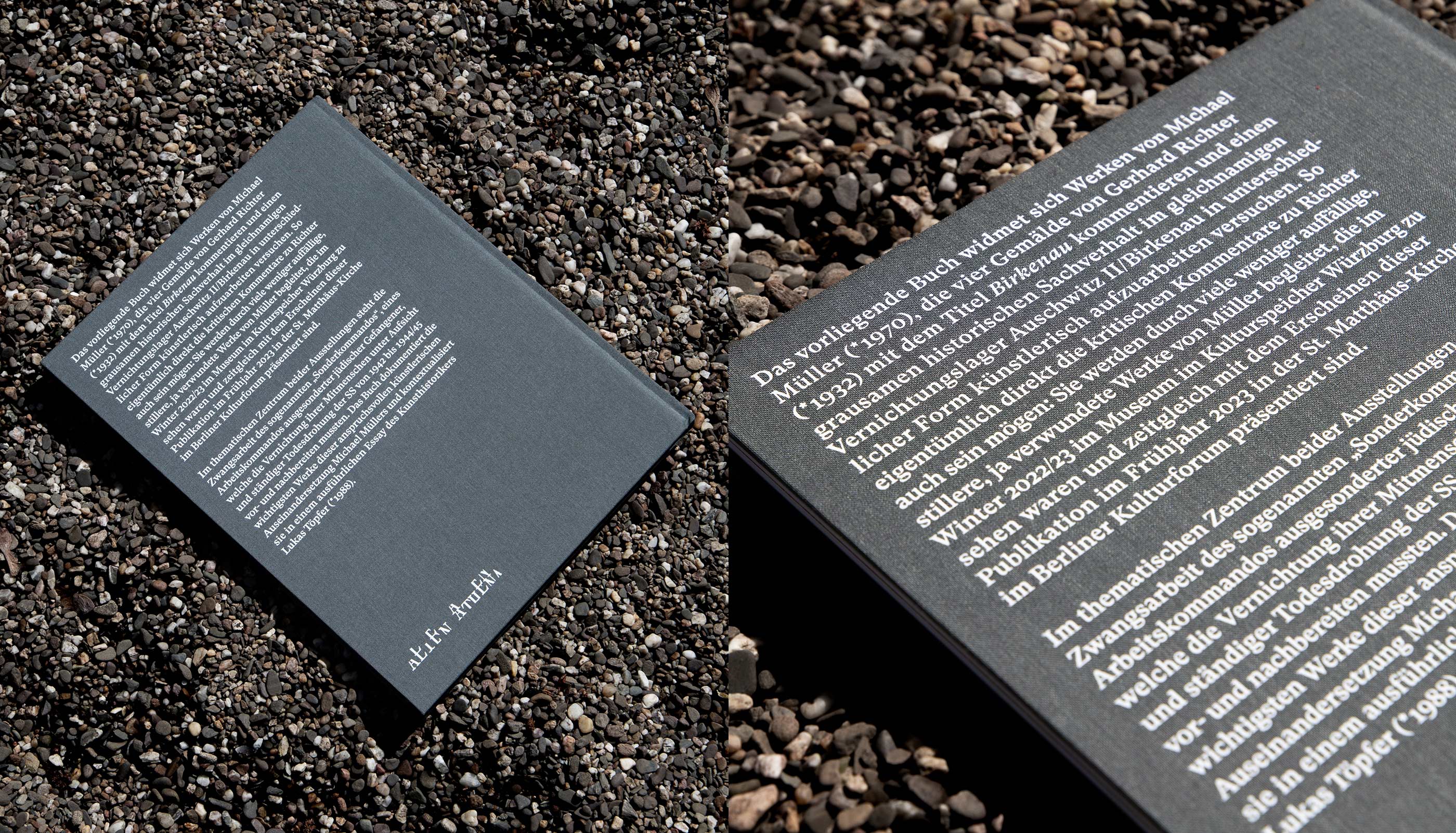 Am Abgrund der Bilder, Art Catalog, Michael Müller, Alien Athena Foundation, De Gruyter, Deutscher Kunstverlag, Städel Museum Frankfurt, editorial design, publication