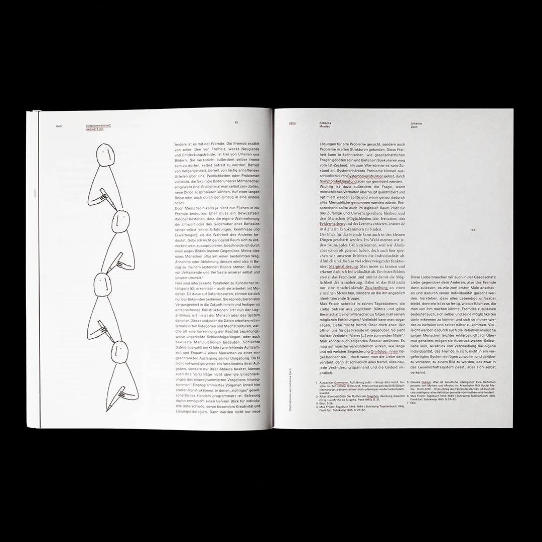 item magazin #1, Hochschule für Technik und Wirtschaft Berlin, teaching, editorial design, student magazine