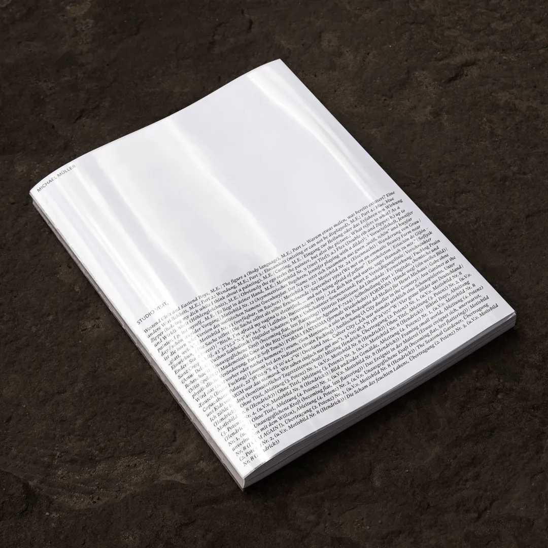 Studio Michael Müller, Studio Visit, Publication, Editorial Design