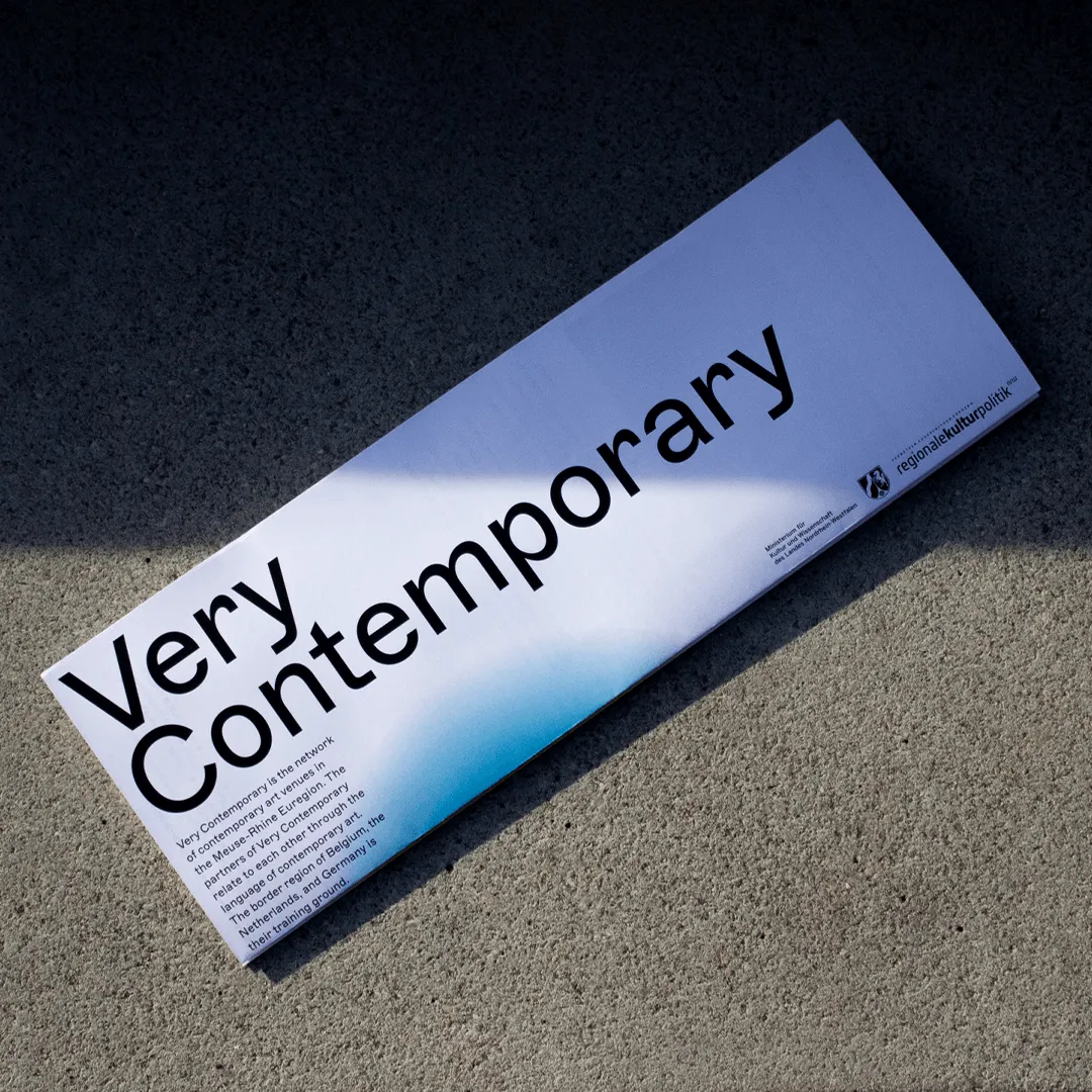 Very Contemporary, editorial design, flyer