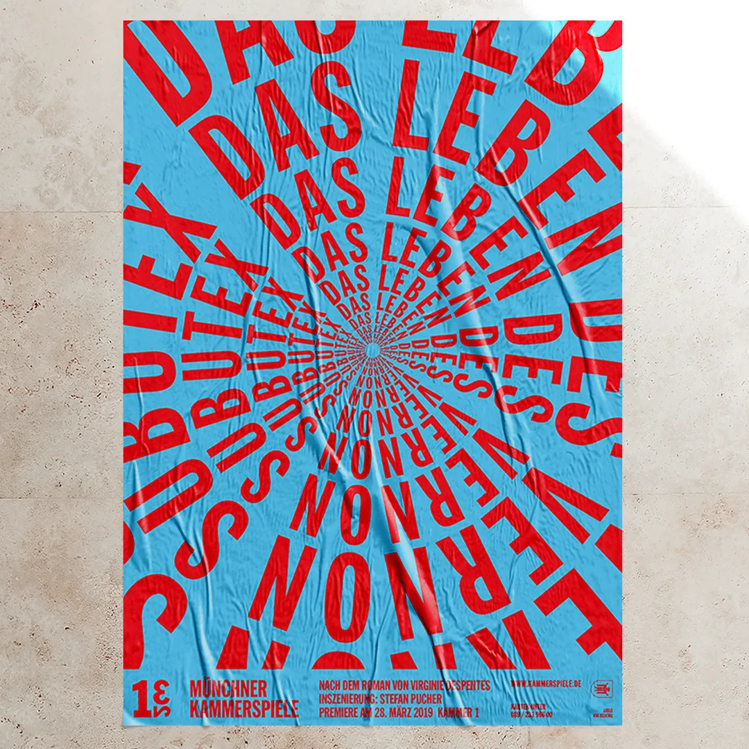 Münchner Kammerspiele, Poster Design, Campaign, Kampagne