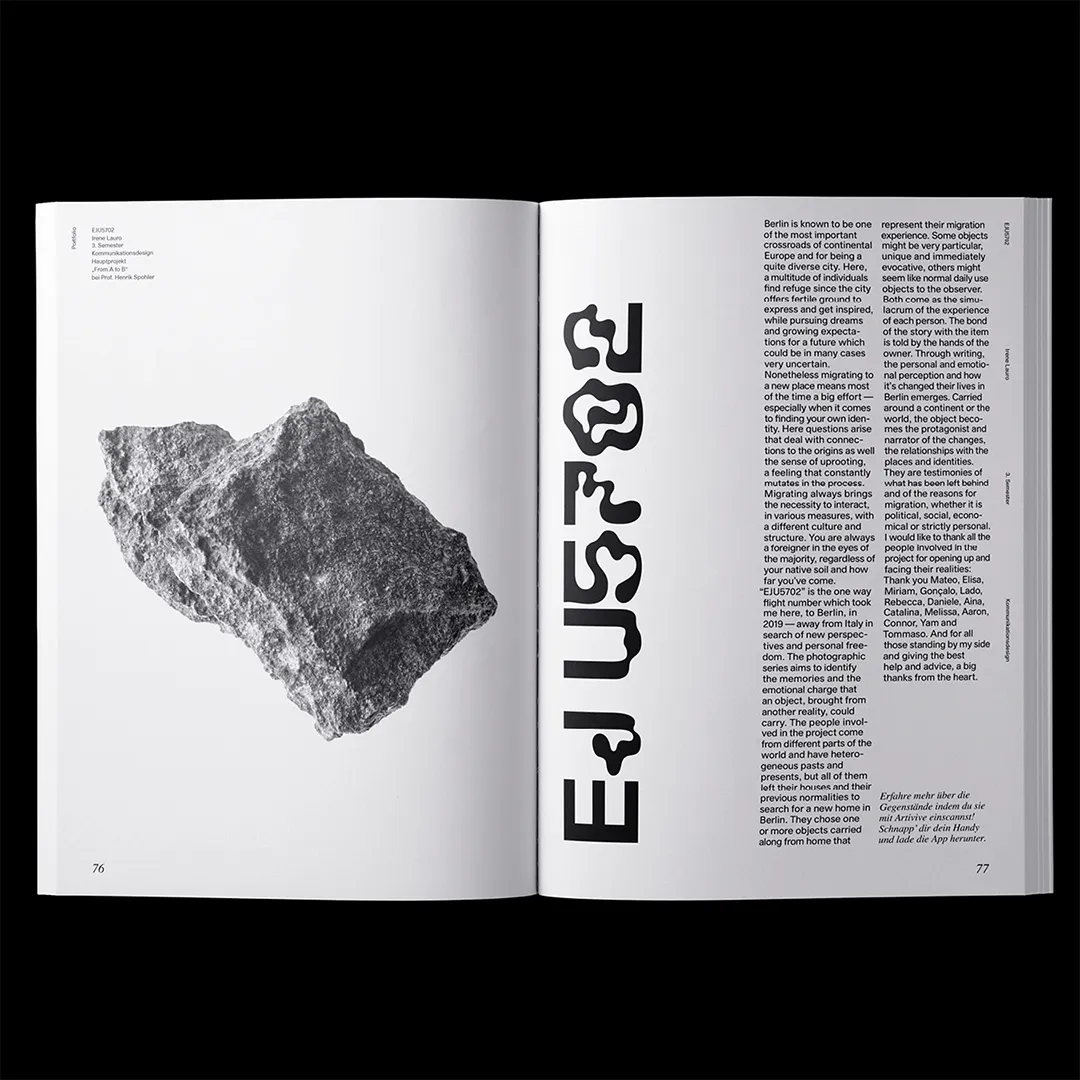 item Magazin #4, strip, HTW Berlin, Design Department, student magazine
