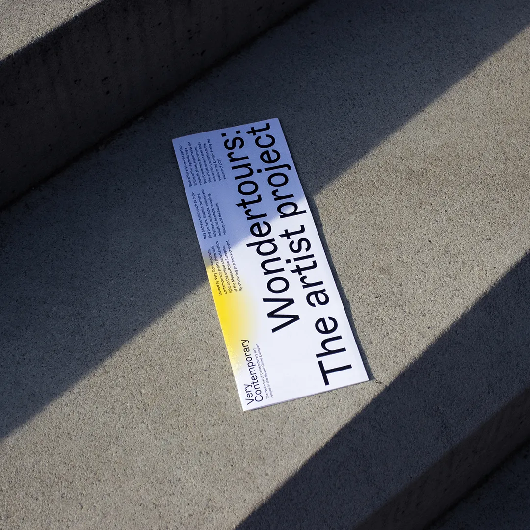 Very Contemporary, editorial design, flyer