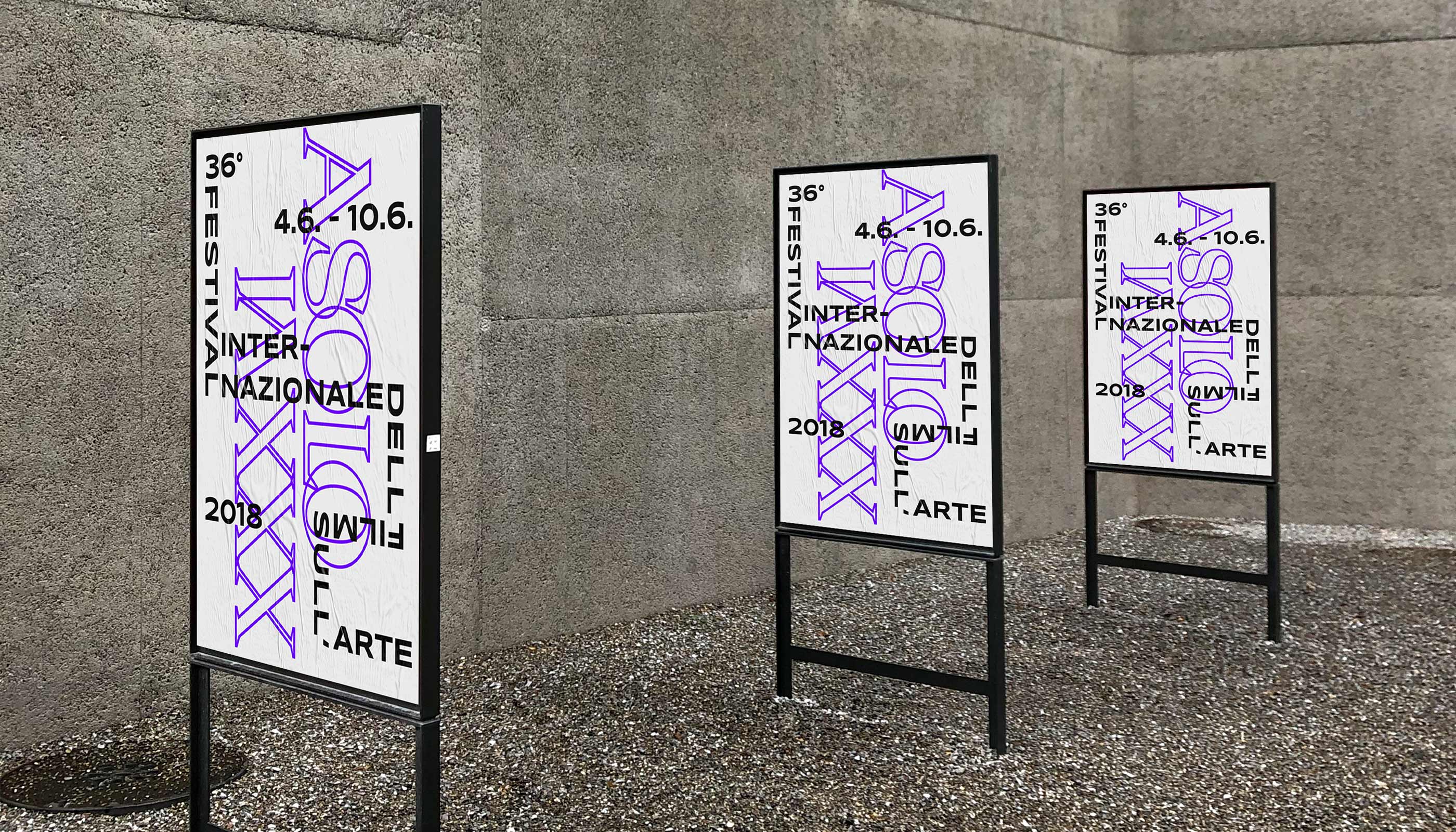 Asolo Film Festival, poster design