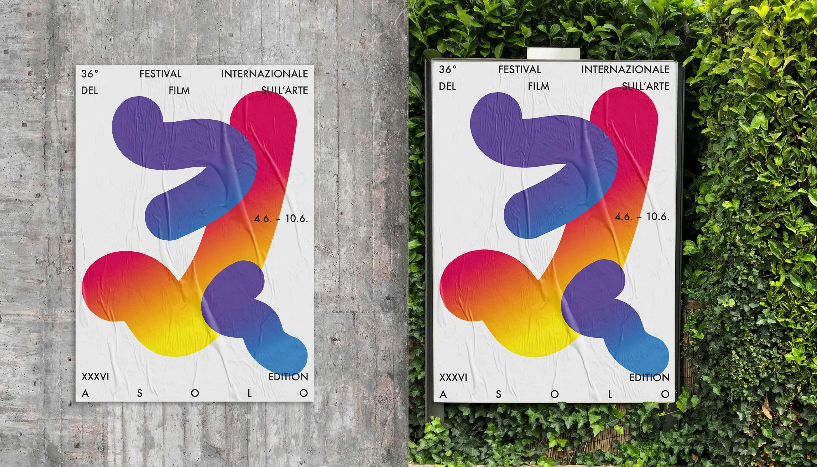 Asolo Film Festival, poster design