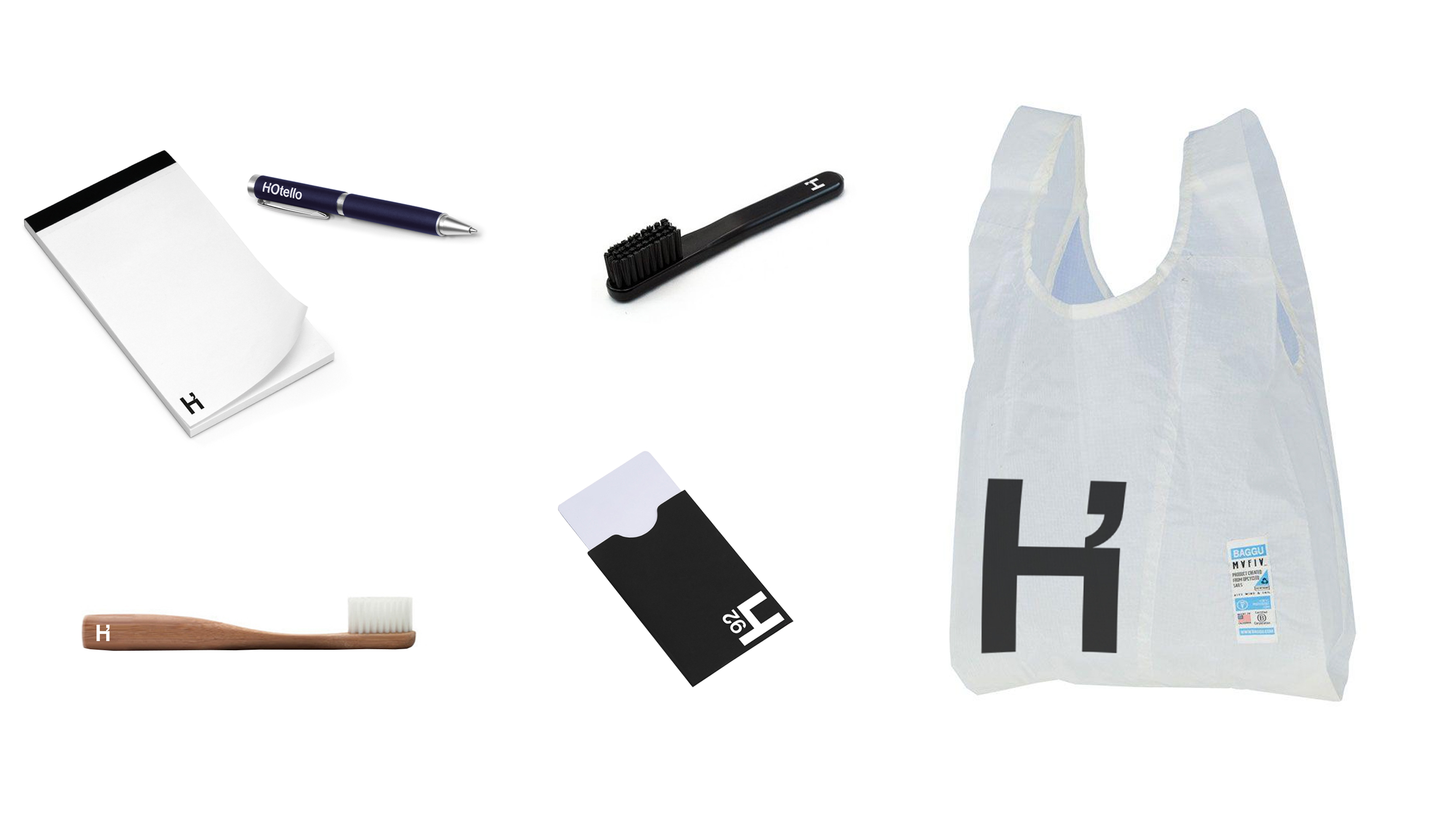 HOtello Brainding, Visual Identity, Merchandise, Brand Book