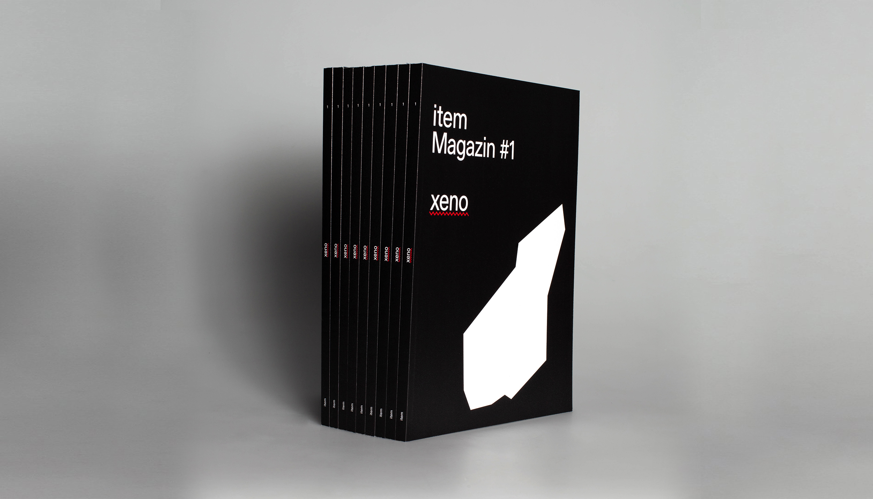 item Magazin #1, editorial design, student magazine, publication, poster design, logo design, visual identity, branding