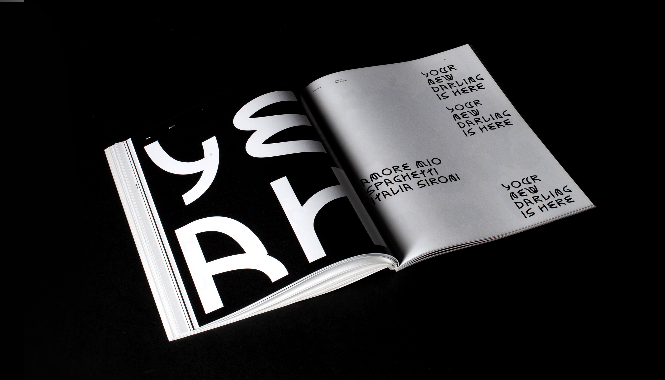 item Magazin #1, editorial design, student magazine, publication, poster design, logo design, visual identity, branding