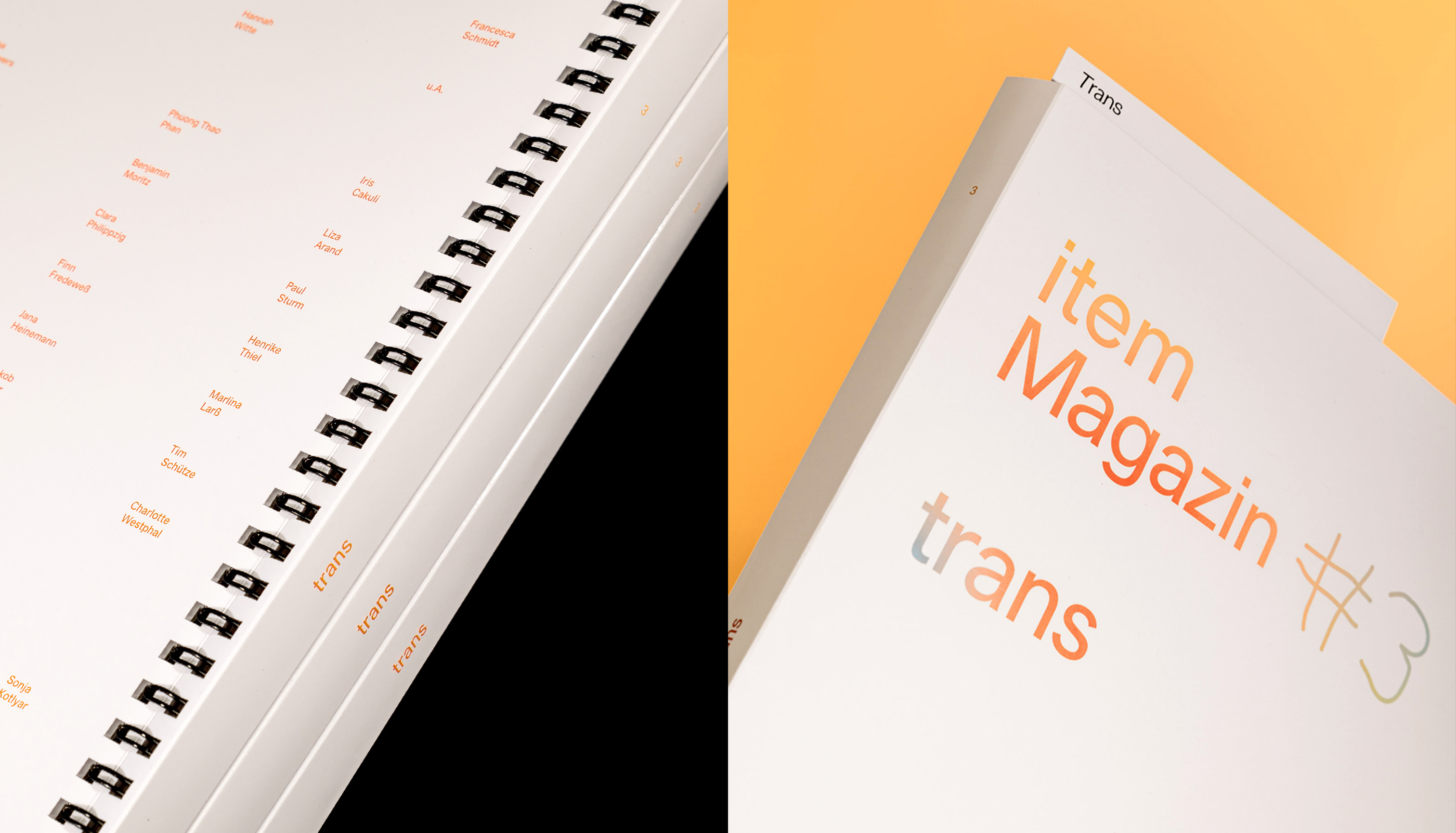 item Magazin #3, editorial design, teaching assignment, HTW Berlin, Design Department, Publication