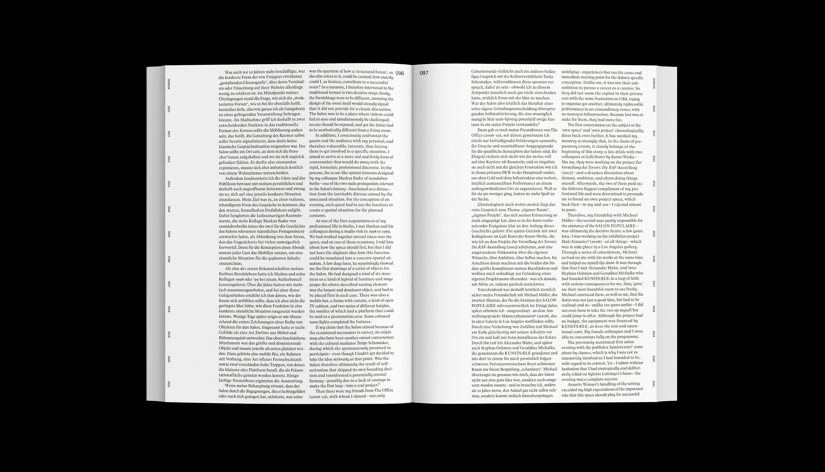 Kunstsaele Berlin, editorial design, publication, exhibitions, distanz verlag
