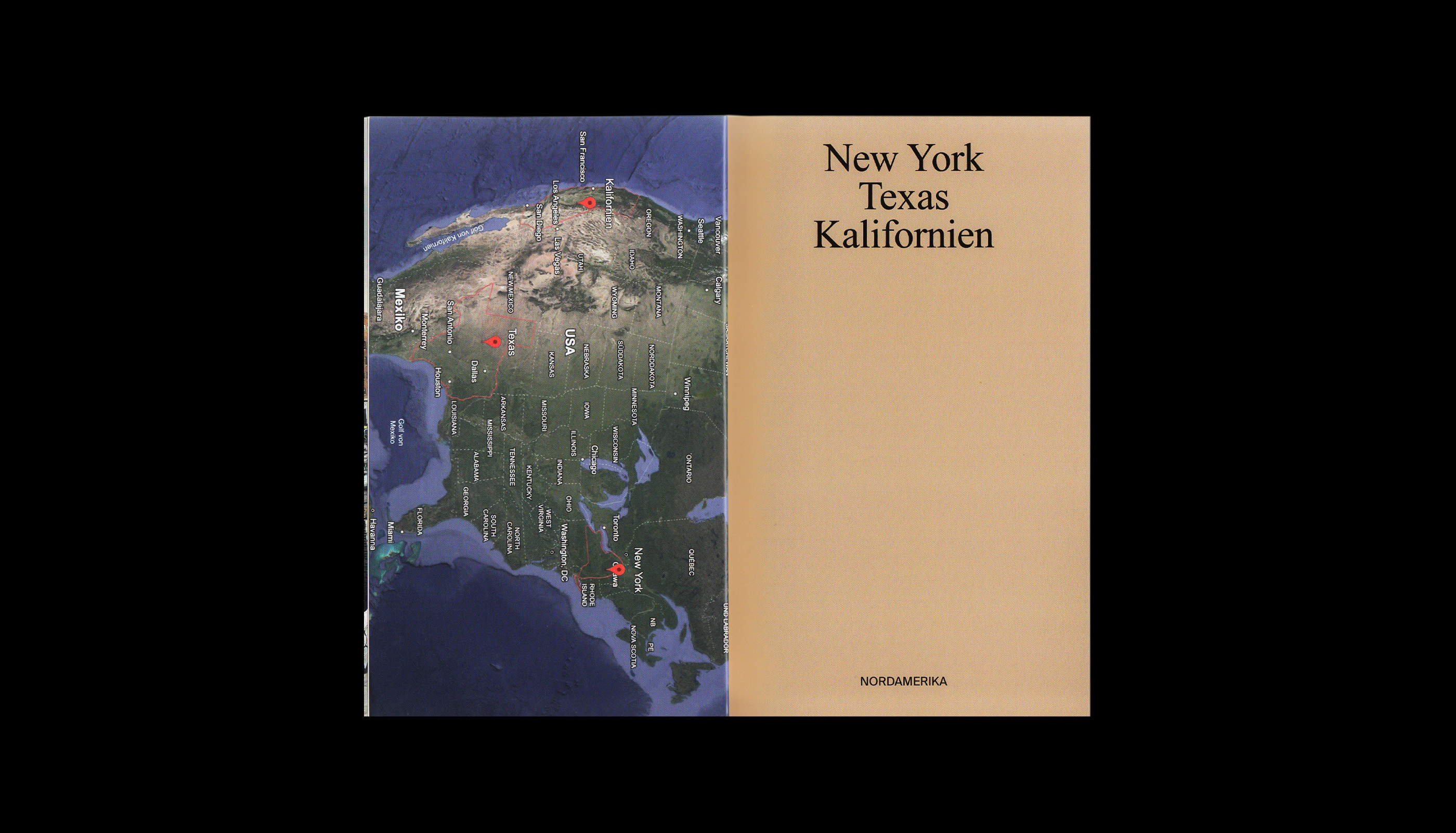 Sechs Monate Amerika, Publication, Foto Book, editorial design