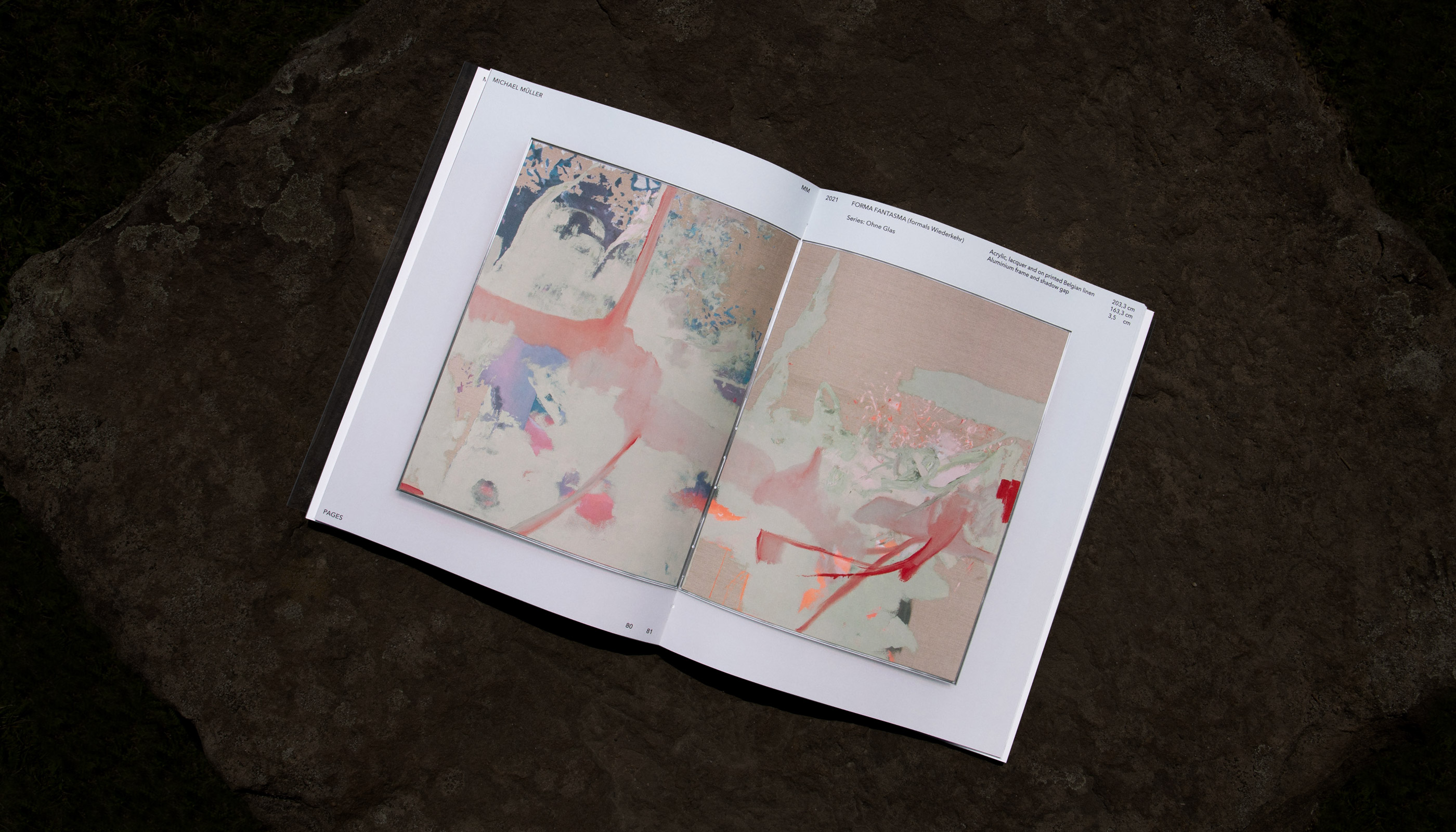 Studio Visit Catalog, Michael Müller, Berlin, editorial design, publication, print