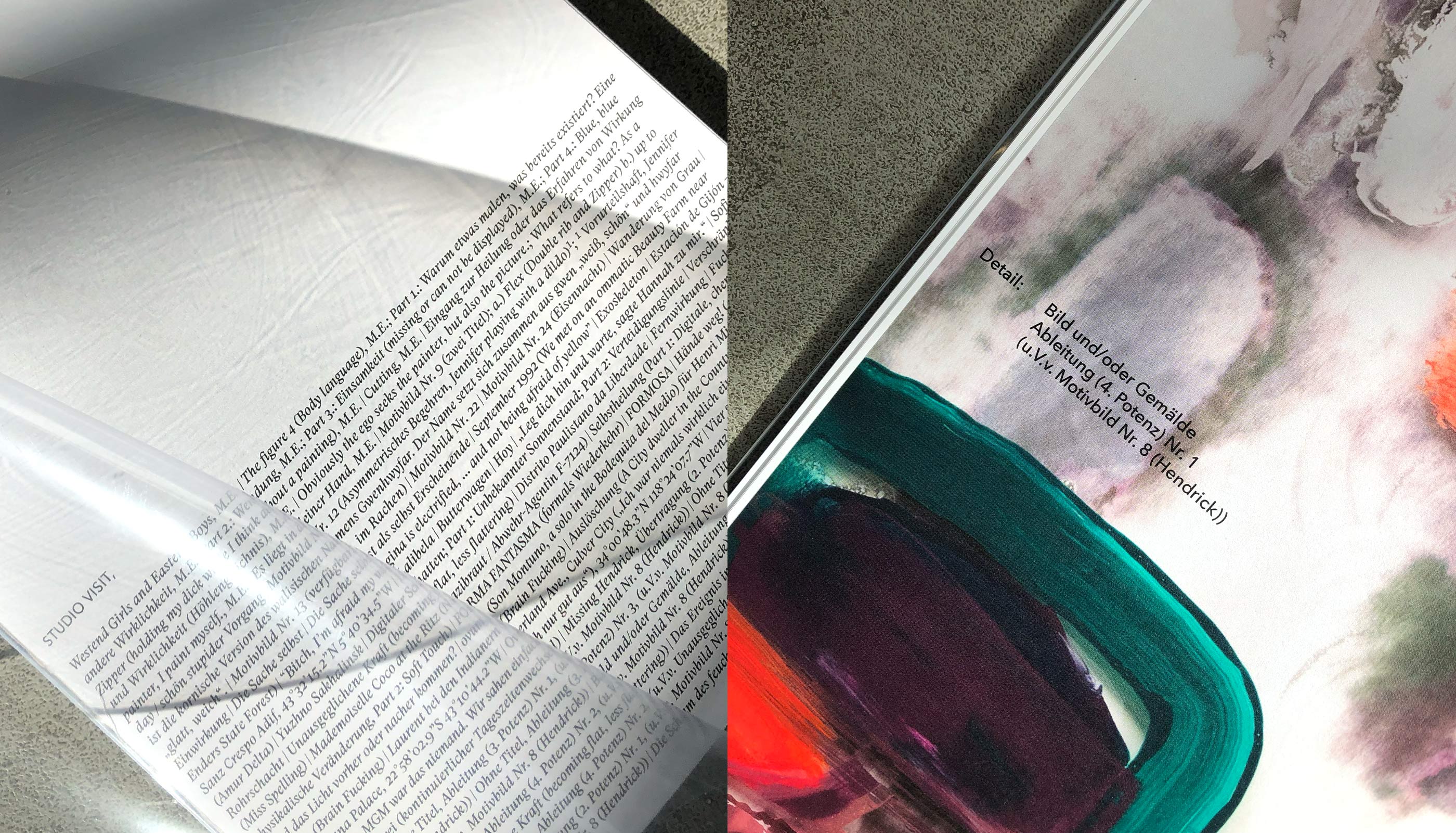 Studio Visit Catalog, Michael Müller, Berlin, editorial design, publication, print