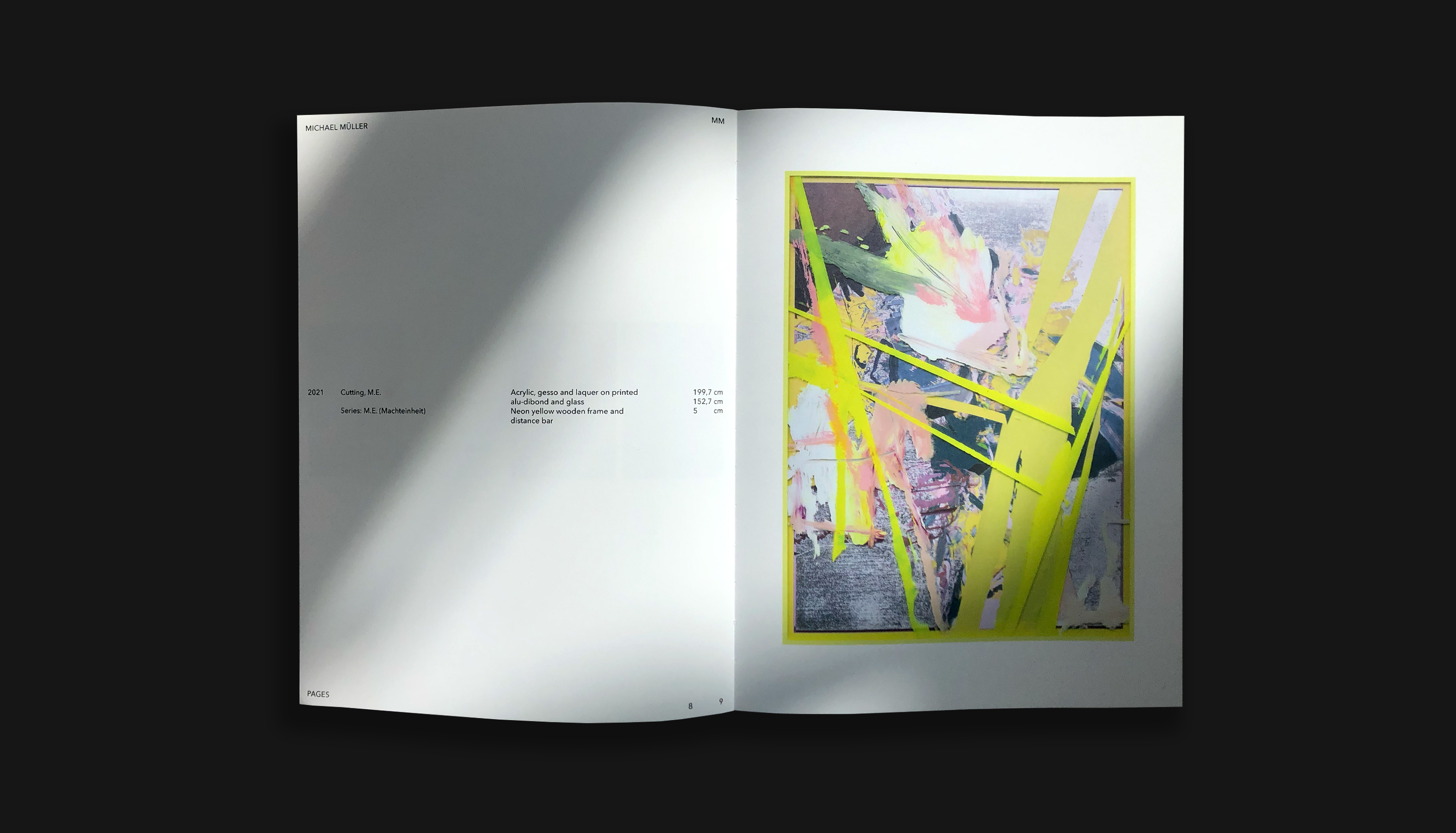 Studio Visit Catalog, Michael Müller, Berlin, editorial design, publication, print