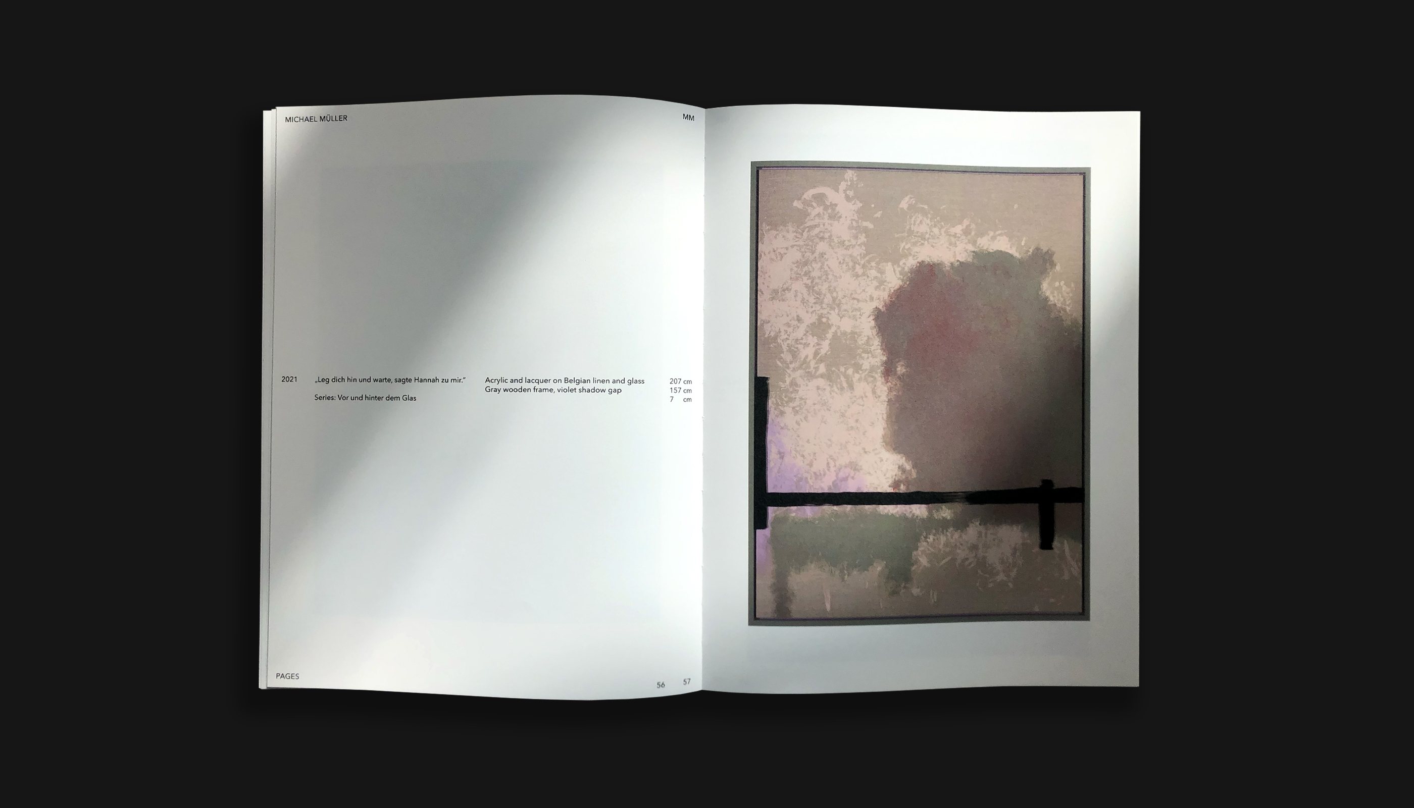 Studio Visit Catalog, Michael Müller, Berlin, editorial design, publication, print