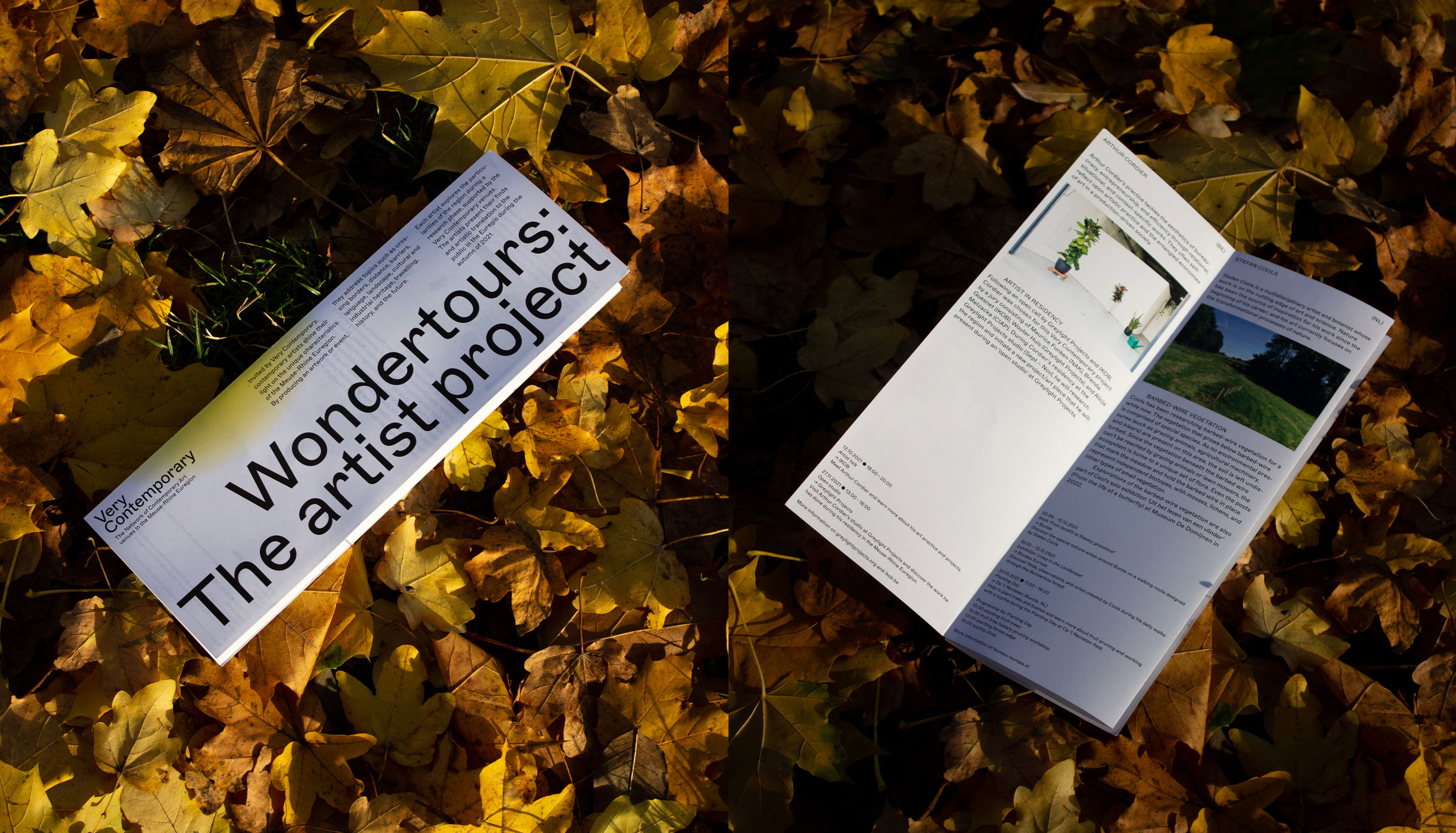 Very Contemporary, brochure, printed matter, editorial design, poster, flyer